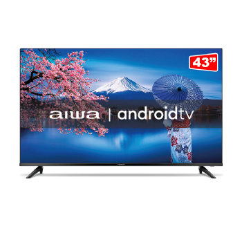 SMART TV AIWA 43'', ANDROID, FULL HD, BORDA ULTRAFINA , HDR10, DOLBY AUDIO
