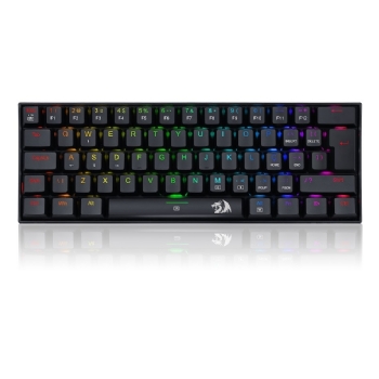 TECLADO MECÂNICO GAMER DRAGONBORN RGB PRETO SWITCH MARROM ABNT2