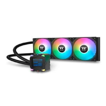 WATER COOLER THERMALTAKE LA360-S 360MM ARGB, DISPLAY LCD, INTEL/AMD, PRETO