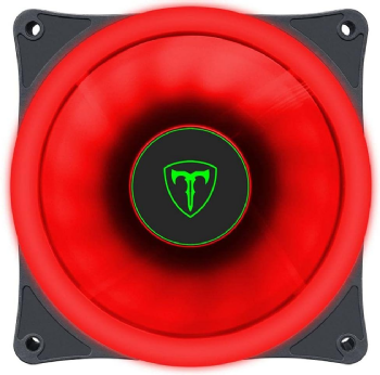 COOLER FAN P/ GABINETE T-DAGGER 120MM, LED VERMELHO -T-TGF200-R