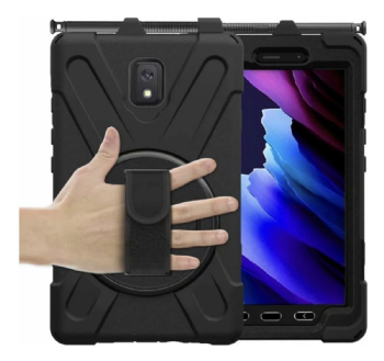 CAPA ROBUSTA PARA TABLET DA SAMSUNG TAB ACTIVE 5 X306B/X300 PRETO