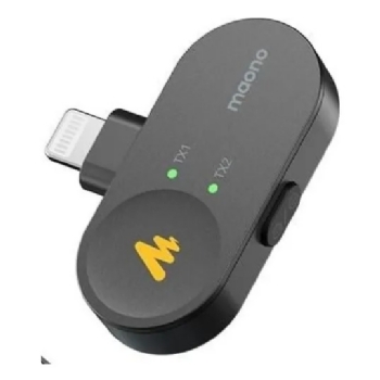 MICROFONE DE LAPELA SEM FIO MAONO WAVE T5 VERSÃO APPLE LIGHTNING WM650