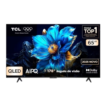 SMART TV 65" TCL QLED 4K, GOOGLE TV, HDR10+, DOLBY VISION, DOLBY ATMOS, WI-FI - 65P7K