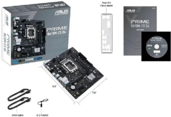 PLACA MAE ASUS PRIME H610M-CS D4, CHIPSET H610, LGA 1700, MATX, DDR4, HDMI/VGA, PCIE 4.0, M.2
