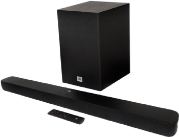 SOUNDBAR JBL SB180, BLUETOOTH 5.3, 110W RMS, SUBWOOFER S/FIO 6,4" - JBLSB180BLKBR