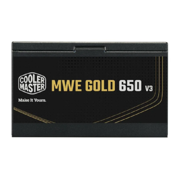 FONTE COOLER MASTER ATX 3.1 650W MWE GOLD 650 V3 PFC ATIVO 80 PLUS GOLD C/ CABO DE FORÇA GARANTIA 5