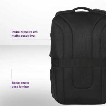 MOCHILA P/ NOTEBOOK 16'' TARGUS ECOSMART PRETO - TBB649