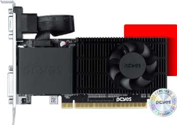 PLACA DE VIDEO NVIDIA GT730 4BG DDR5 64 BITS EDGE LOW PROFILE SINGLE FAN - PCYES