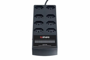 FILTRO DE LINHA PROTETOR ANTI RAIO 8 TOMADAS 10A BIVOLT 1,5M - TS SHARA