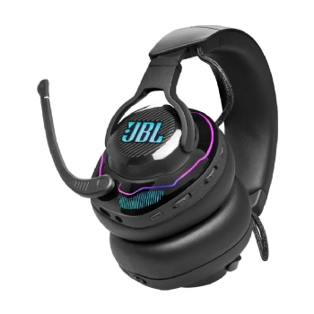 HEADSET GAMER JBL QUANTUM 910 PRETO, WIRELESS RGB, HI-RES E ANC, PS5 E PC, JBLQ910WLBLK
