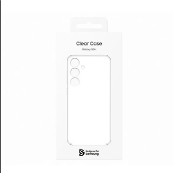 Capa transparente Clear Case para Galaxy S24 Plus na embalagem original