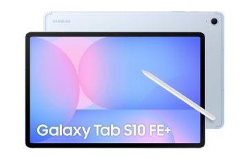 Tablet Samsung Galaxy Tab S10 FE Plus prata com tela de 13,1 polegadas e caneta S Pen